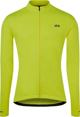 dhb Long Sleeve Thermal Cycling Jersey - Fluro Yellow, Fluro Yellow